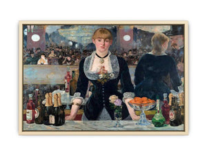 The Bar at the Folies Bergere 1882 Art Print