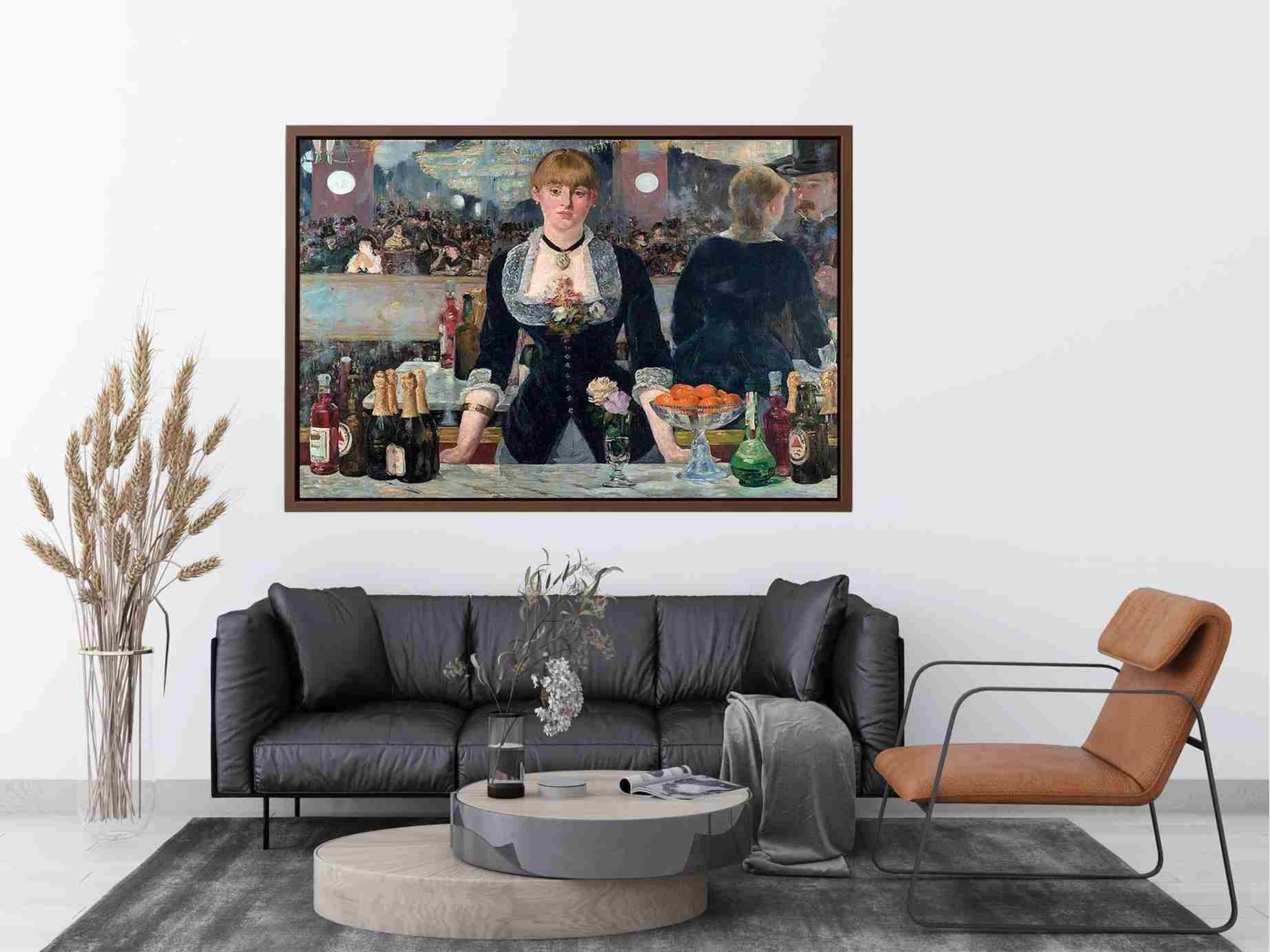 The Bar at the Folies Bergere 1882 by Edouard Manet Painting