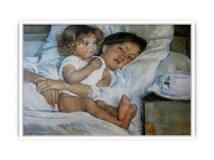 Breakfast in Bed Framed Print