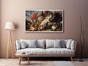 Lion Hunt c. 1621 by Peter Paul Rubens Painting