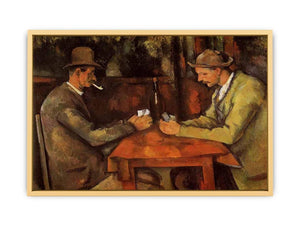 The Card Players Streched canvas