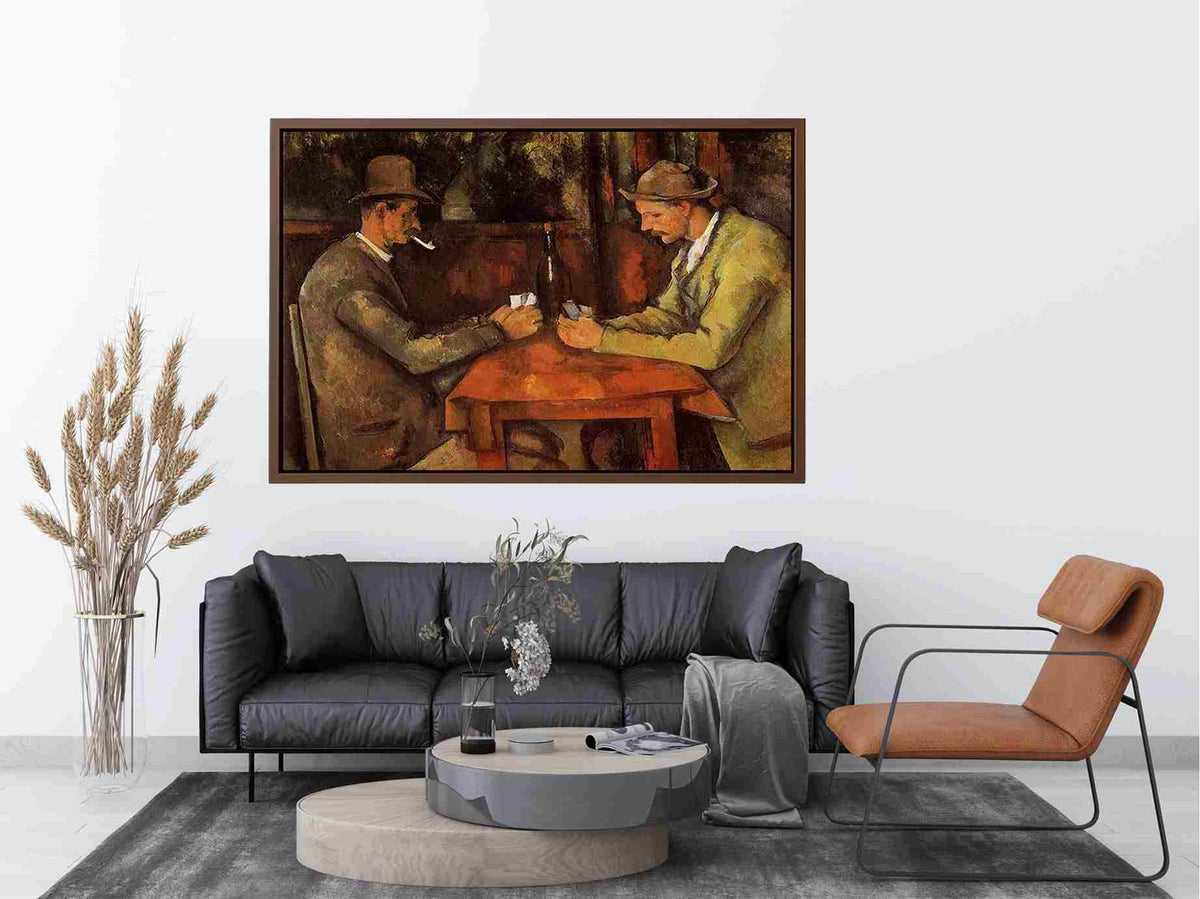 The Card Players by Paul Cezanne Painting