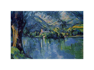 The Lac D Annecy by Paul Cezanne