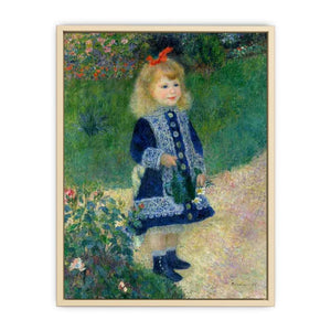 A Girl with a Watering Can Art Print
