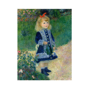 A Girl with a Watering Can by Pierre Auguste Renoir