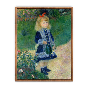 A Girl with a Watering Can Poster