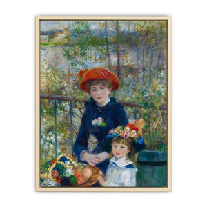 Two Sisters Aka On The Terrace Art Print