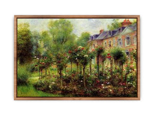 The Rose Garden At Wargemont Poster