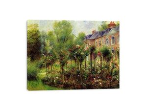 The Rose Garden At Wargemont by Pierre Auguste Renoir Painting