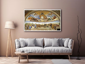 Disputation of the Holy Sacrament (La Disputa) by Raphael Painting