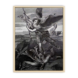 Saint Michael Trampling the Dragon 1518 Art Print