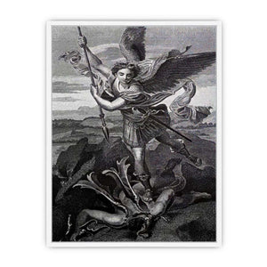 Saint Michael Trampling the Dragon 1518 Framed Print
