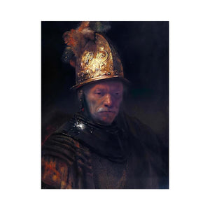 Man in a Golden Helmet c. 1650 by Rembrandt Van Rijn