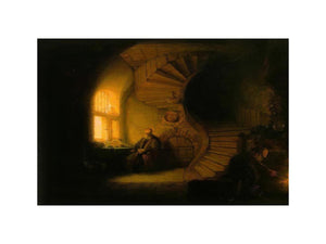 Philosopher in Meditation 1632 by Rembrandt Van Rijn