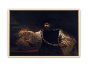 Aristotle with a Bust of Homer 1653 Art Print