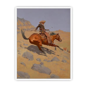 The Cowboy Framed Print