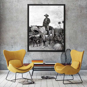 A Cracker cowboy by Frederic Remington Painting