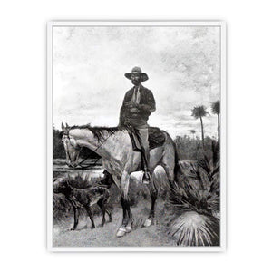 A Cracker cowboy Framed Print