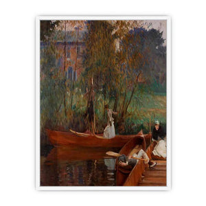 A Boating Party Framed Print