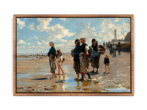 The Oyster Gatherers Of Cancale Poster