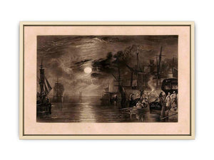 Shields, on the River Tyne Art Print