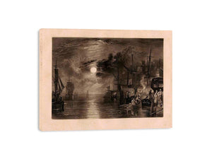 Shields, on the River Tyne by Joseph Mallord William Turner Painting