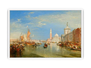 Venice: The Dogana and San Giorgio Maggiore Framed Print