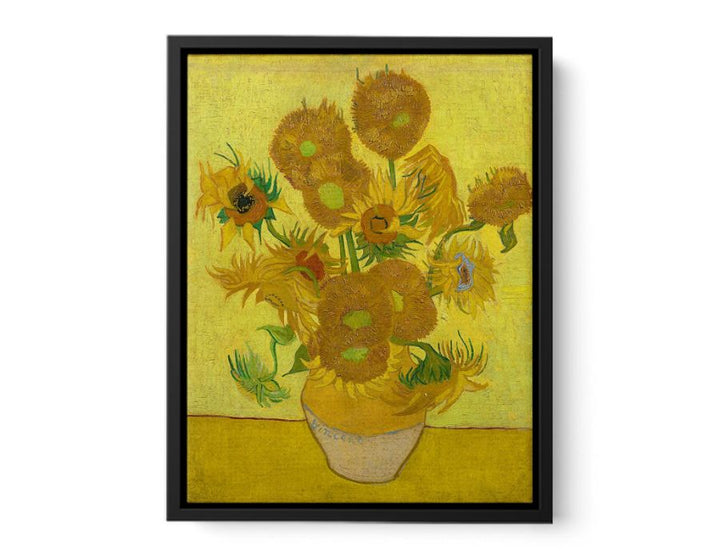 Vase Of Sunflowers Painting