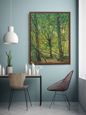 tree And Undergrowth Art Print.