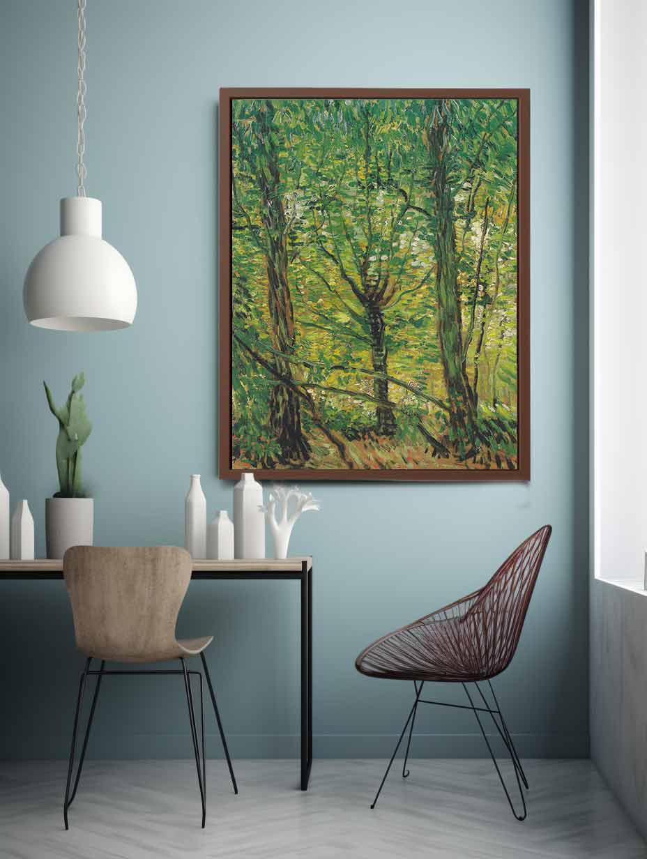 tree And Undergrowth Art Print.