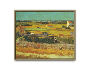 Harvest Painting By Van Gogh framed Print