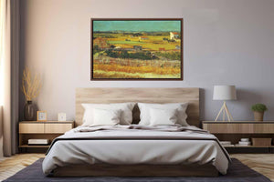 Harvest Painting By Van Gogh canvas Print