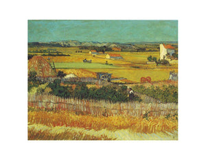 Harvest Painting By Van Gogh Art Print.