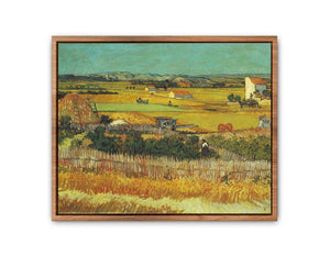 Harvest Painting By Van Gogh framed Print