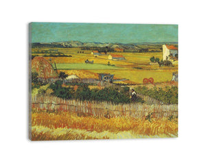 Harvest Painting By Van Gogh canvas Print