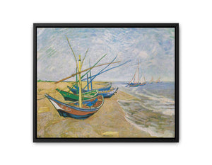 Fishing Boats At Sainte-Marie By Van Gogh canvas Print