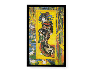 Courtesan After Eisen By Van Gogh canvas Print