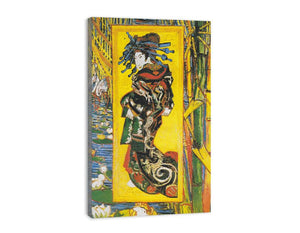 Courtesan After Eisen By Van Gogh canvas Print