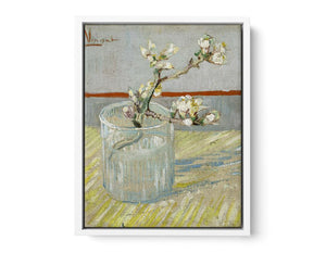 Sprig Of Flowering Almond In A Vase By Van Gogh Painting