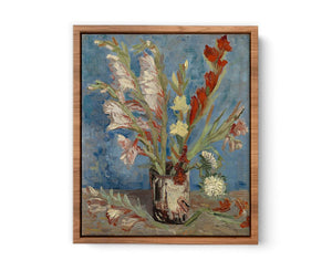 Vase Of Gladioli By Van Gogh Painting