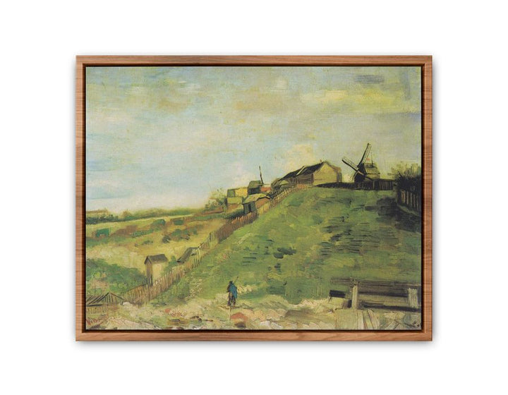 The Hill Of Montmartre By Van Gogh  Painting