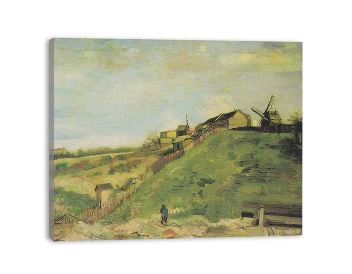 The Hill Of Montmartre By Van Gogh  canvas Print