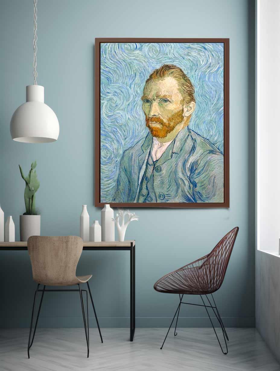Self Portrait Painting of Van Gogh Art Print