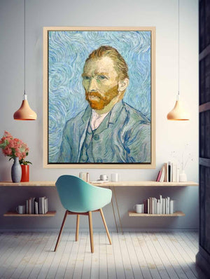 Self Portrait Painting of Van Gogh Art Print