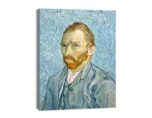Self Portrait Painting of Van Gogh canvas Print