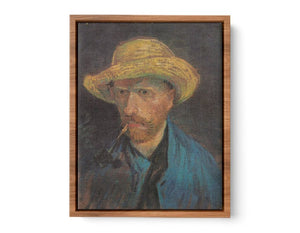 Self Portrait With Hat Painting of Van Gogh Painting