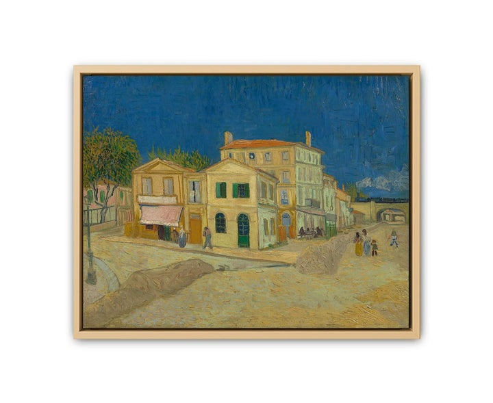 The Yellow House By Van Gogh framed Print