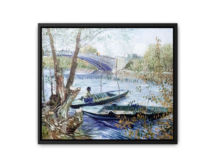 Fishing in Spring  canvas Print