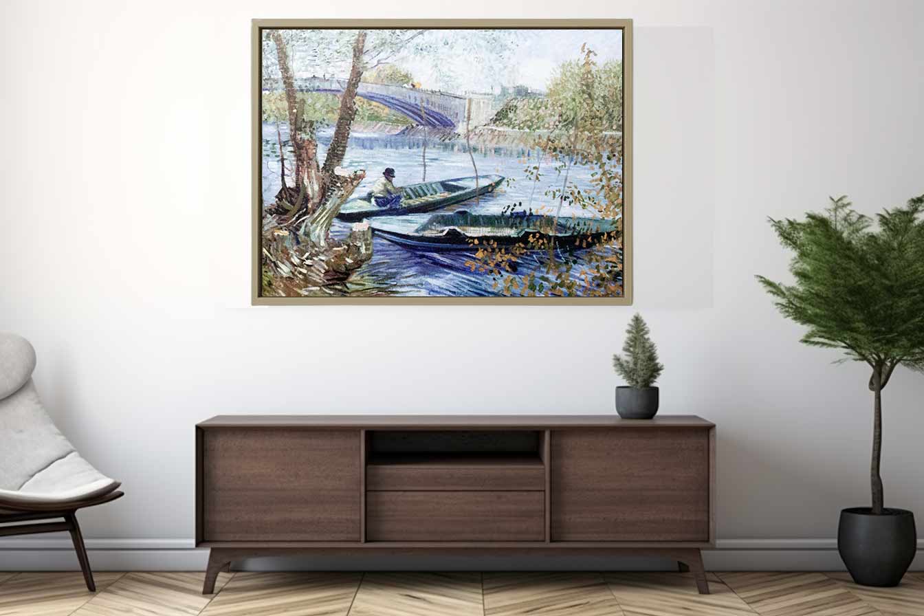 Fishing in Spring Art Print
