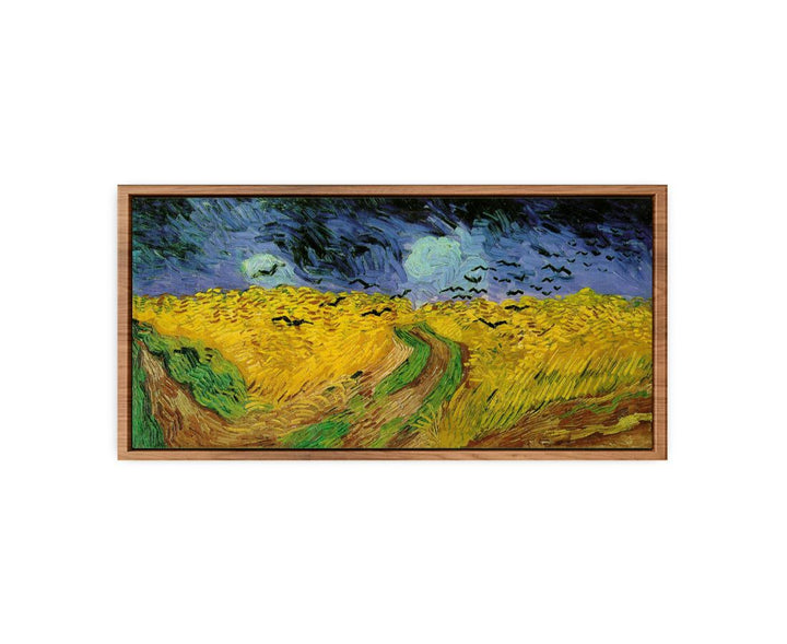 Wheatfield with crows  Painting